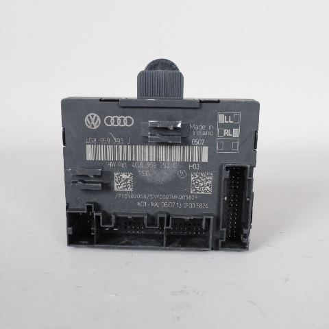 2013-2014 Audi A6 S6 Left Front Door Control Module 4G8959793G OEM Used