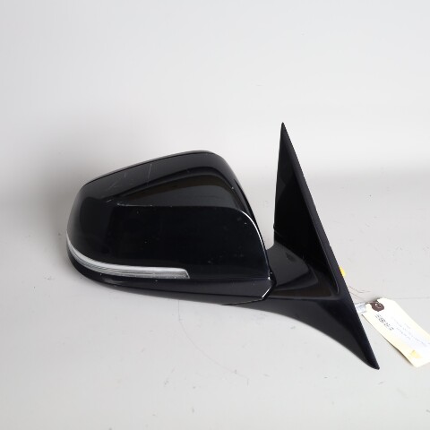 2014-2016 BMW 320i 328i 330i 335i Right Side View Door Mirror Black OEM Used