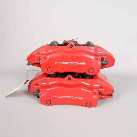 2000-2012 Porsche Boxster Cayman Front Brake Calipers Brembo Pair Red OEM Used
