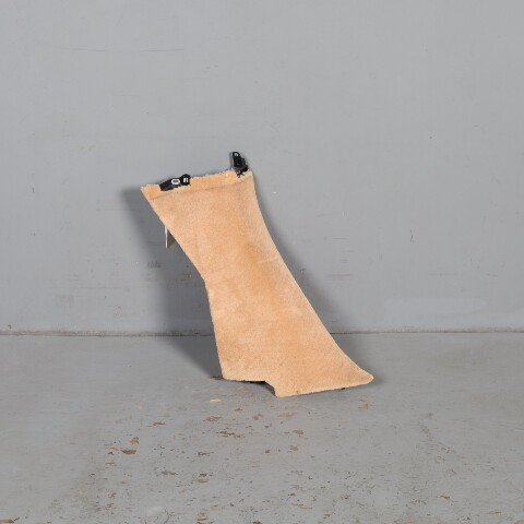 2006-2012 Porsche Cayman Left Lower C-Panel Carpet Beige OEM Used