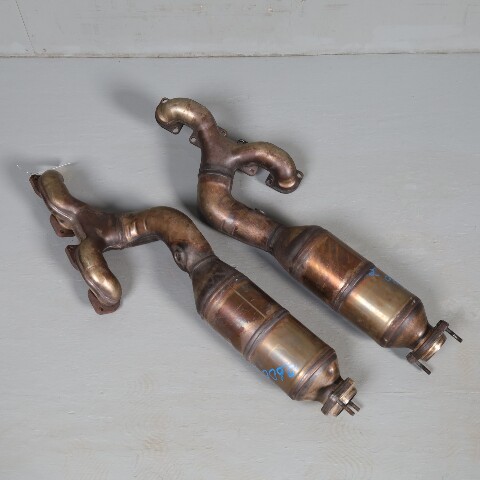 2004-2005 BMW 545i 645ci 745i Exhaust Manifold Downpipe Pair OEM 77K Miles