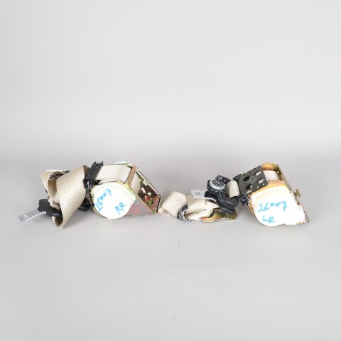 2004-2010 BMW 645ci 650ci M6 Convertible Rear Seat Belts Pair Beige OEM Used