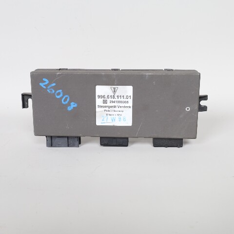 1999 Porsche 911 996 Convertible Roof Top Control Module 99661811101 OEM
