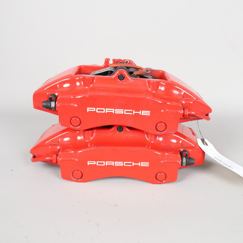 2000-2012 Porsche Boxster Cayman Rear Brake Calipers Brembo Pair Red OEM