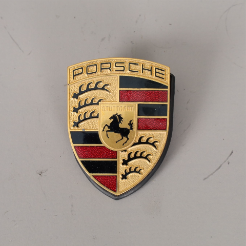 Porsche 911 Boxster Cayenne Hood Emblem Crest Badge OEM 99655921100