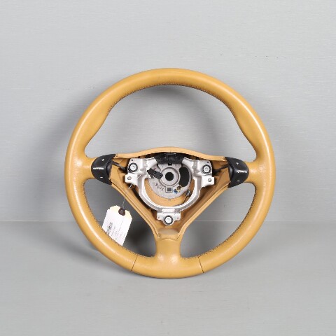 1999-2004 Porsche 911 996 Boxster 986 3 Spoke Tiptronic Steering Wheel Black OEM