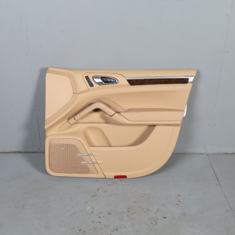 2011-2018 Porsche Cayenne 958 Right Front Door Panel Luxor Beige Leatherette