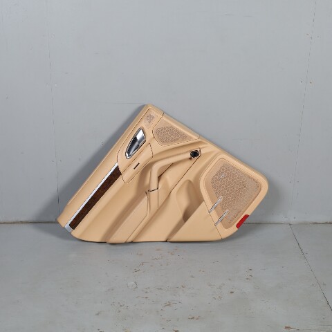 2011-2018 Porsche Cayenne 958 Left Rear Door Panel Luxor Beige Leatherette