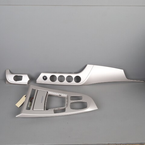 2009-2016 BMW Z4 E89 Dash Center Console Trim Kit Satin Silver OEM