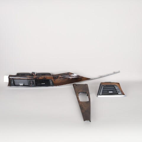 2012-2018 BMW 328i 335i 428i 435i Dash AC Air Vent Center Wood Console Trim OEM