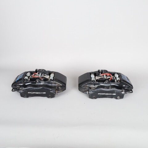 1999-2012 Porsche 911 996 Front Brake Calipers Brembo Set Pair Black OEM