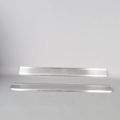 1999-2004 Porsche 911 996 Stainless Steel Door Sill Trim "Carrera" OEM