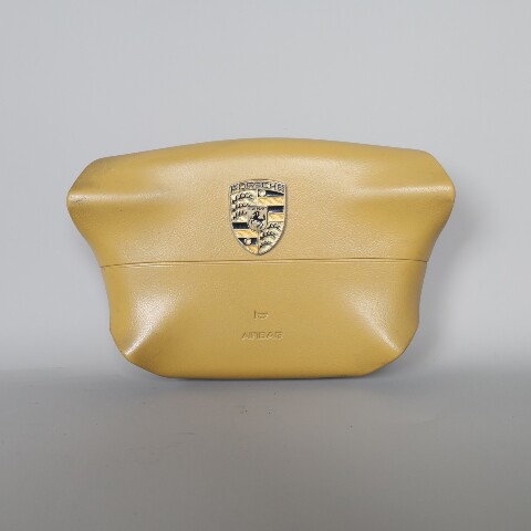 1997-2000 Porsche 911 Boxster 4 Spoke Steering Wheel Airbag Beige OEM
