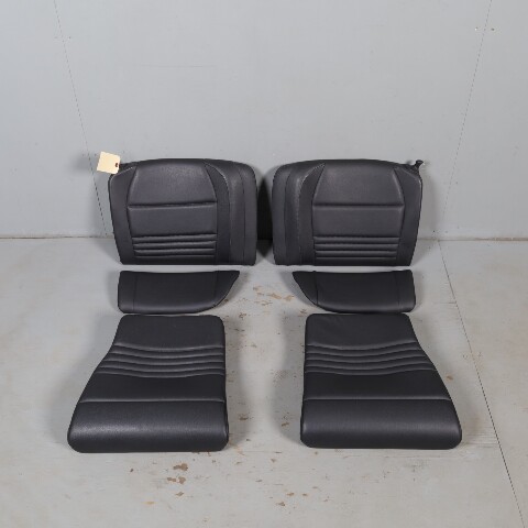 2000-2004 Porsche 911 996 Convertible Rear Seat Set Upper Lower Black OEM