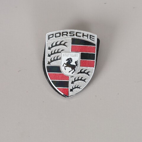 Porsche 911 Boxster Cayenne Hood Emblem Crest Badge Silver OEM 99355921100
