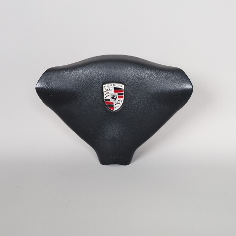 2000-2004 Porsche 911 Boxster 3 Spoke Steering Wheel Airbag Black OEM