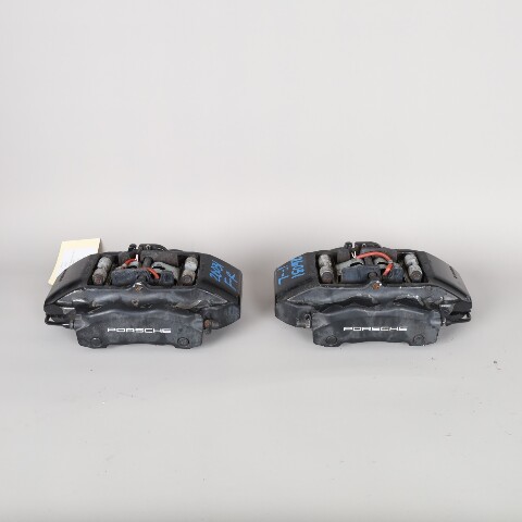 1999-2012 Porsche 911 996 Front Brake Calipers Brembo Set Pair Black OEM