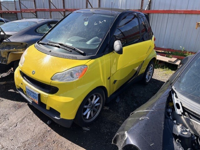 2008 Smart Fortwo Cabriolet - Yellow - Stock #26039