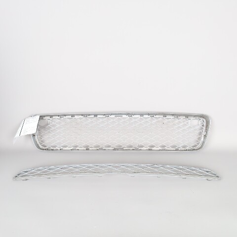 2007-2010 BMW X5 E70 Front Bumper Lower Center Grille Pair Set OEM 51117163957
