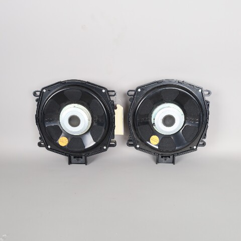 2007-2014 BMW X3 X5 Floor Speaker Subwoofer Pair Set 65139218695 OEM