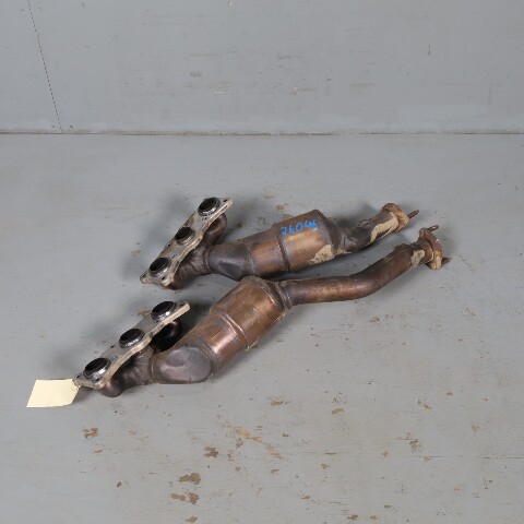 2008-2009 BMW 528i E60 Exhaust Manifold Set Front / Rear OEM 105K 18407563731