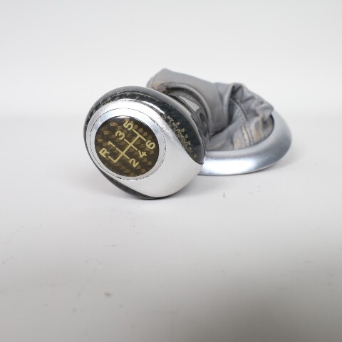2000-2004 Porsche 911 Boxster 6 Speed Shift Knob Weighted Carbon Cracks OEM