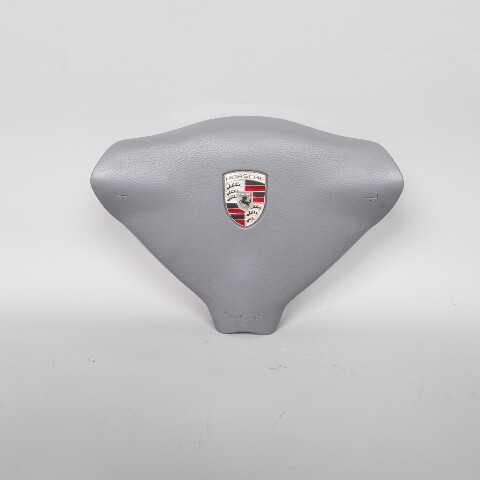 2000-2004 Porsche 911 996 Boxster 986 3 Spoke Steering Wheel Airbag Grey OEM