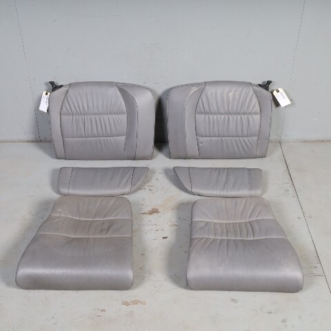2002-2004 Porsche 911 996 Convertible Rear Seat Set Graphite Grey OEM