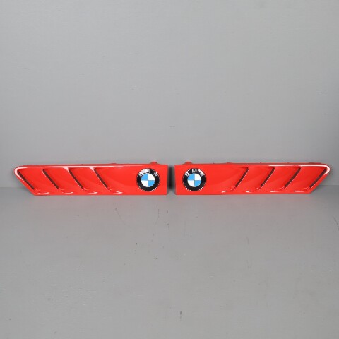 1996-2002 BMW Z3 E36 Front Fender Grilles Right / Left Hellrot OEM 51130031435