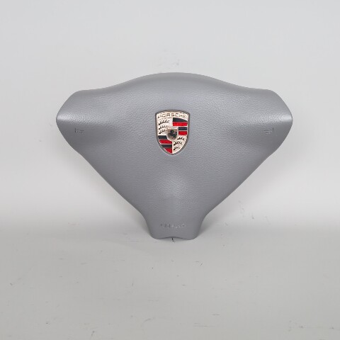 2000-2004 Porsche 911 Boxster 3 Spoke Steering Wheel Airbag Grey OEM