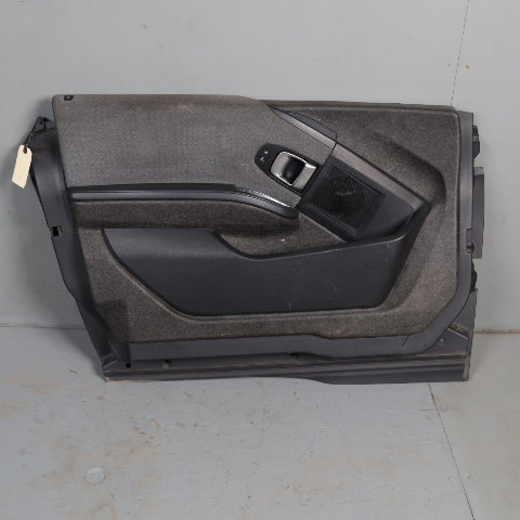 2014-2021 BMW i3 I01 Left Front Door Trim Panel Aragaz Gray OEM 51417377265