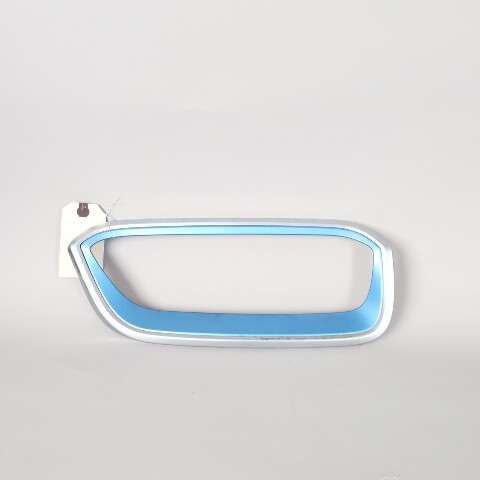 2014-2021 BMW i3 I01 Front Right Driver Kidney Grille Blue Trim OEM 51137375884