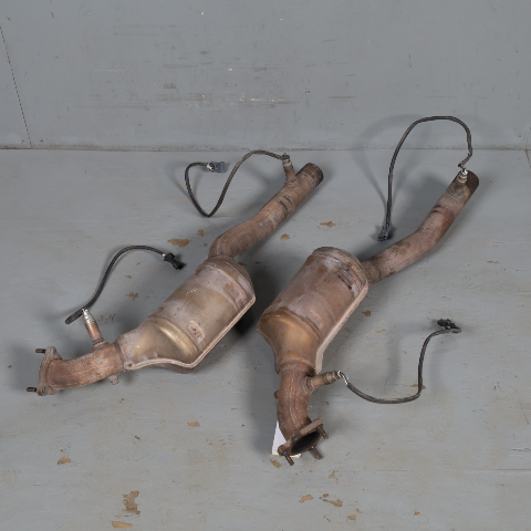 1999-2001 Porsche 911 996 3.4 Exhaust Manifold Downpipe Pair Right Left OEM