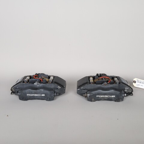 1999-2012 Porsche 911 996 Front Brake Calipers Brembo Set Pair Black OEM