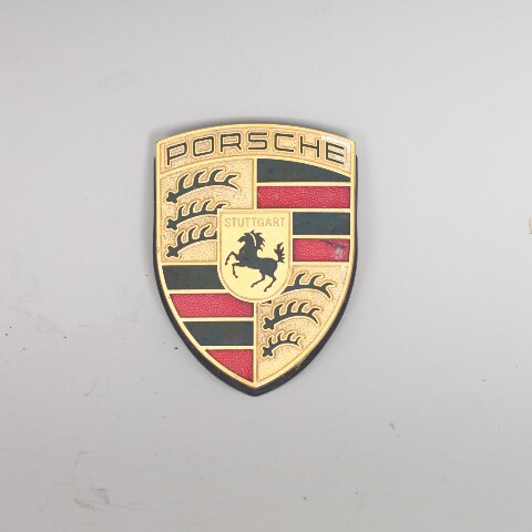 Porsche 911 Boxster Cayenne Hood Emblem Crest Badge OEM 99655921100