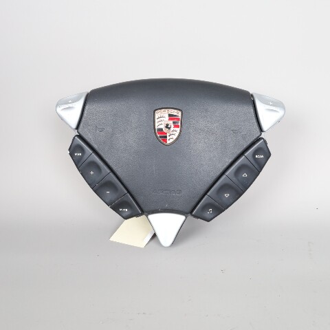 2006-2010 Porsche Cayenne Left Driver Leather Steering Wheel Airbag OEM
