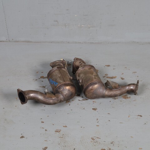 2013-2017 Audi Q5 3.0 Exhaust Manifold Downpipe Pair Right / Left OEM