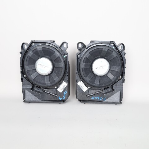 2008-2013 BMW 328i 335i M3 X1 Floor Speaker Subwoofer Set Pair 65139143143 OEM