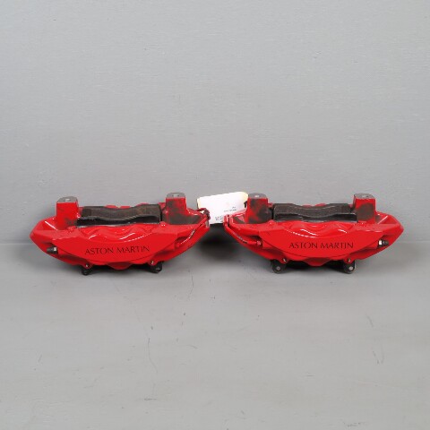 2019-2023 Aston Martin DB11 Volante 4.0 Rear Brembo Brake Caliper Set Red OEM