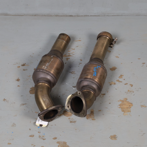 2019-2023 Aston Martin DB11 Volante 4.0 Exhaust Manifold Downpipe Set OEM