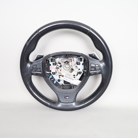 BMW 528i 535i 550i 640i 750i Steering Wheel M-Sport Paddle Shift 32337844103 OEM