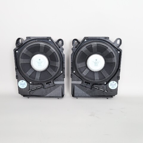 2008-2013 BMW 328i 335i M3 X1 Floor Speaker Subwoofer Set Pair 65139143143 OEM