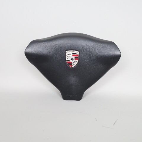 2000-2004 Porsche 911 996 Boxster 986 3 Spoke Steering Wheel Airbag Black OEM