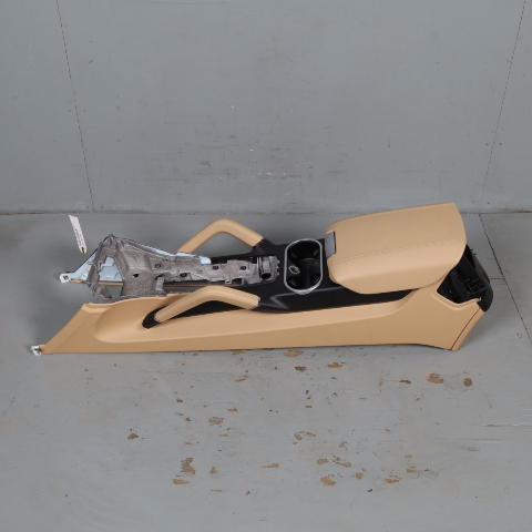 2011-2018 Porsche Cayenne Center Console With Grab Handles Beige OEM