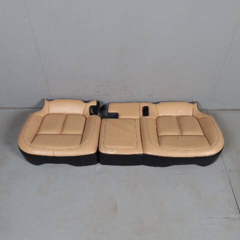 2011-2018 Porsche Cayenne Rear Seat Bottom Cushion Beige Leather OEM