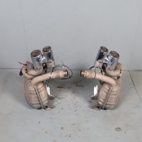 2005-2008 Porsche 911 997 IXLF Valved  Sport Exhaust Muffler Right Left Pair OEM