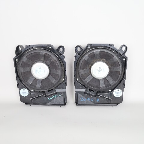 2008-2013 BMW 328i 335i M3 X1 Floor Speaker Subwoofer Set Pair 65139143143 OEM