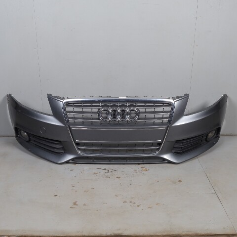 2009-2012 Audi A4 Front Bumper Cover With Grilles Monsoon Gray OEM