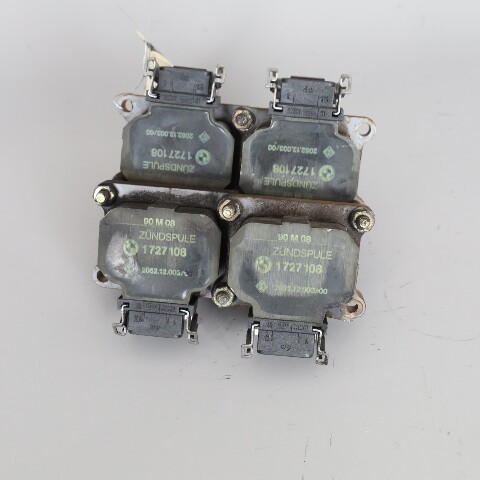 1990-1991 BMW 318i Ignition Coil Set (4) OEM 12131727108