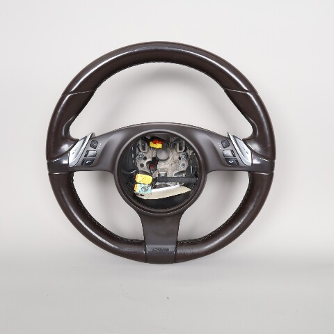 2011-2016 Porsche Cayenne Panamera Multifunction Steering Wheel Espresso OEM